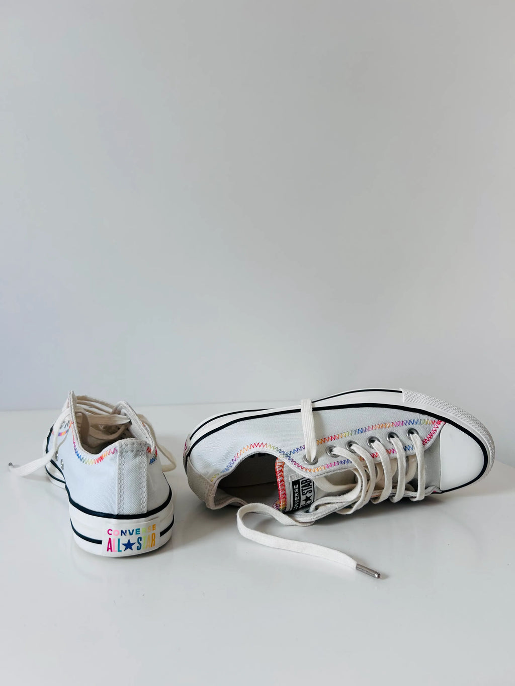 Converse All Star Rainbow Stitch Low Top Sneakers