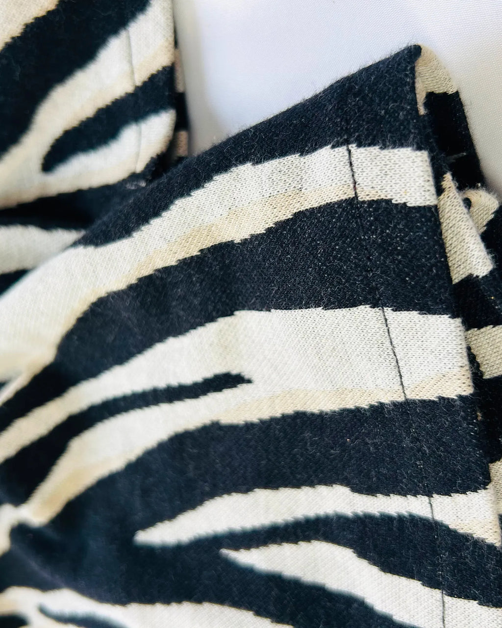 Zara Zebra Print Long Sleeve Dress