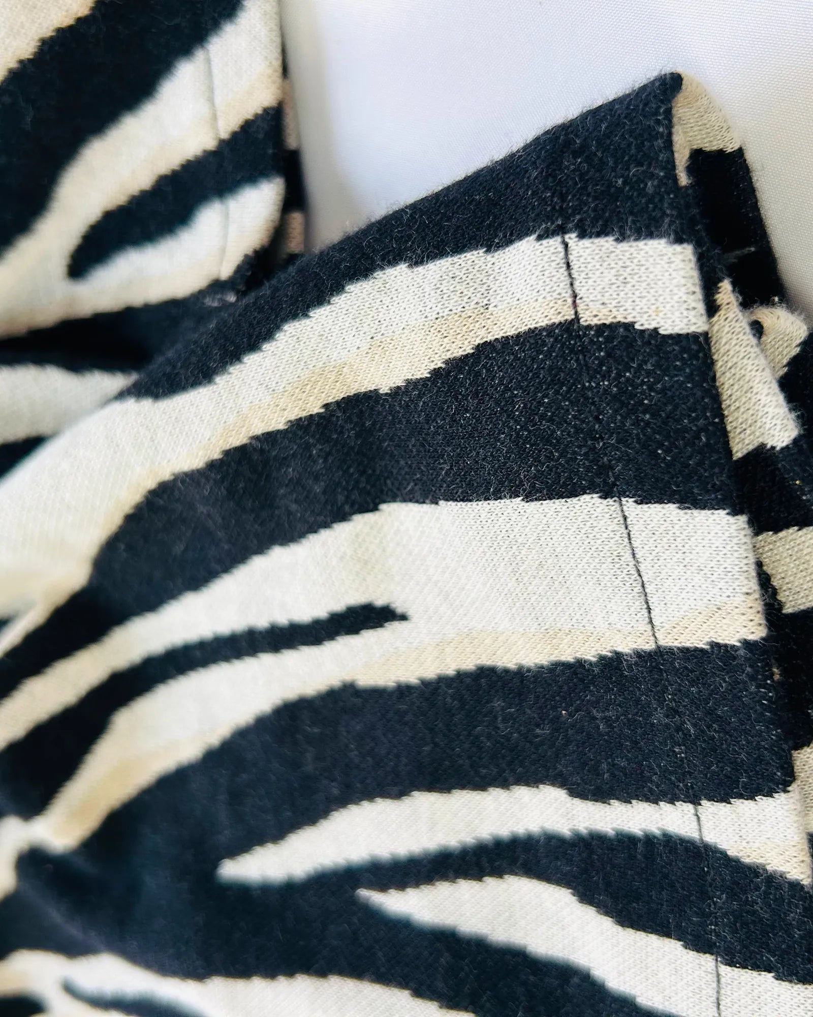 Zara Zebra Print Long Sleeve Dress