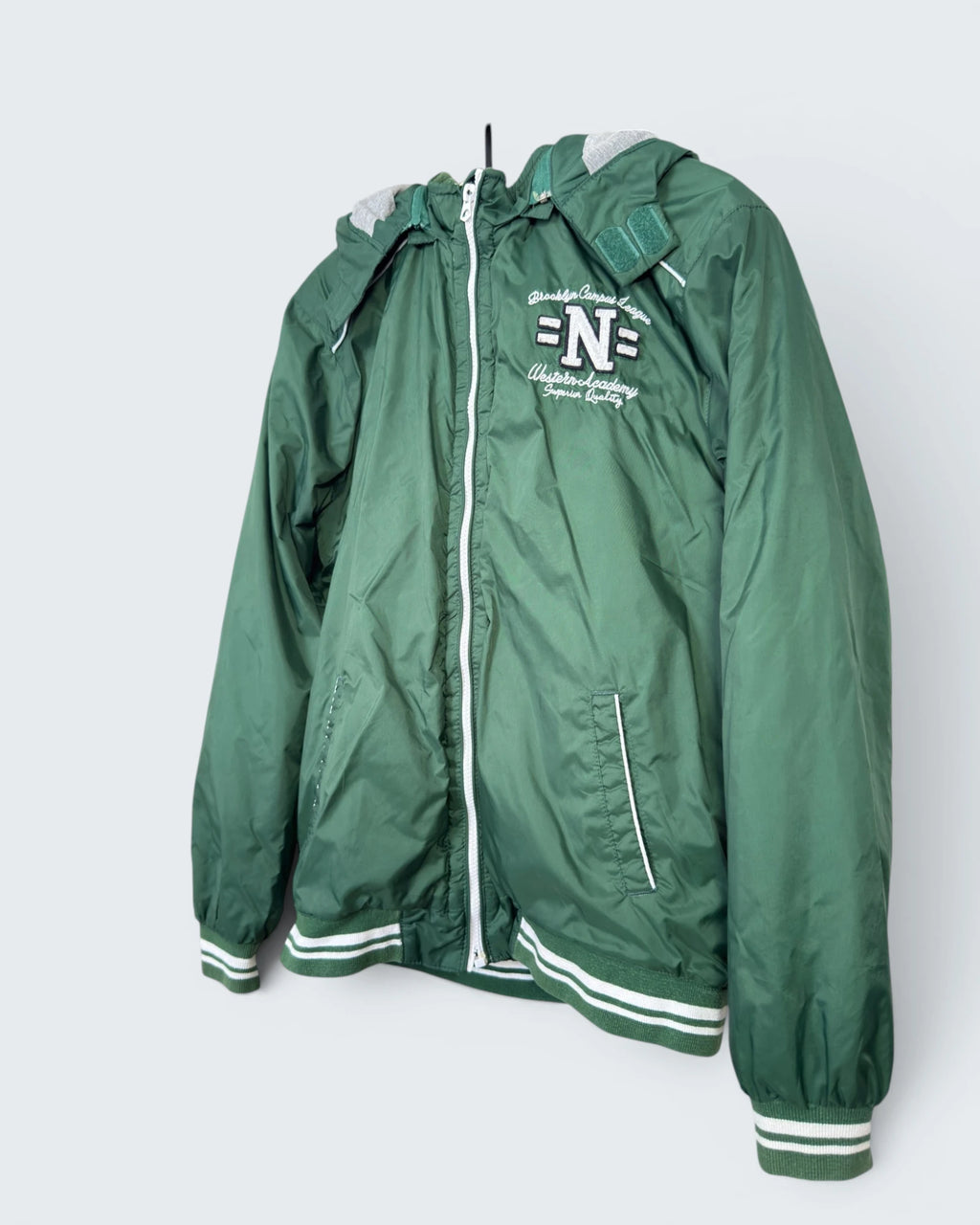 Brooklyn Campus Hooded Bomber Jacket