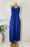 Old Navy Royal Blue Slip Maxi Dress