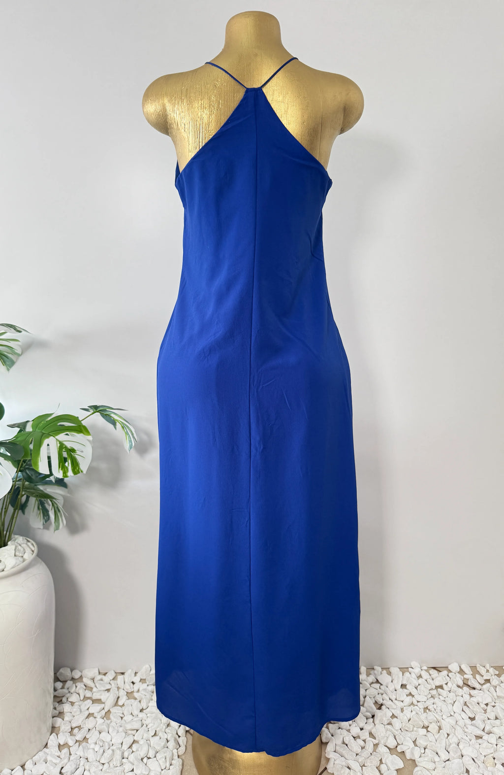 Old Navy Royal Blue Slip Maxi Dress