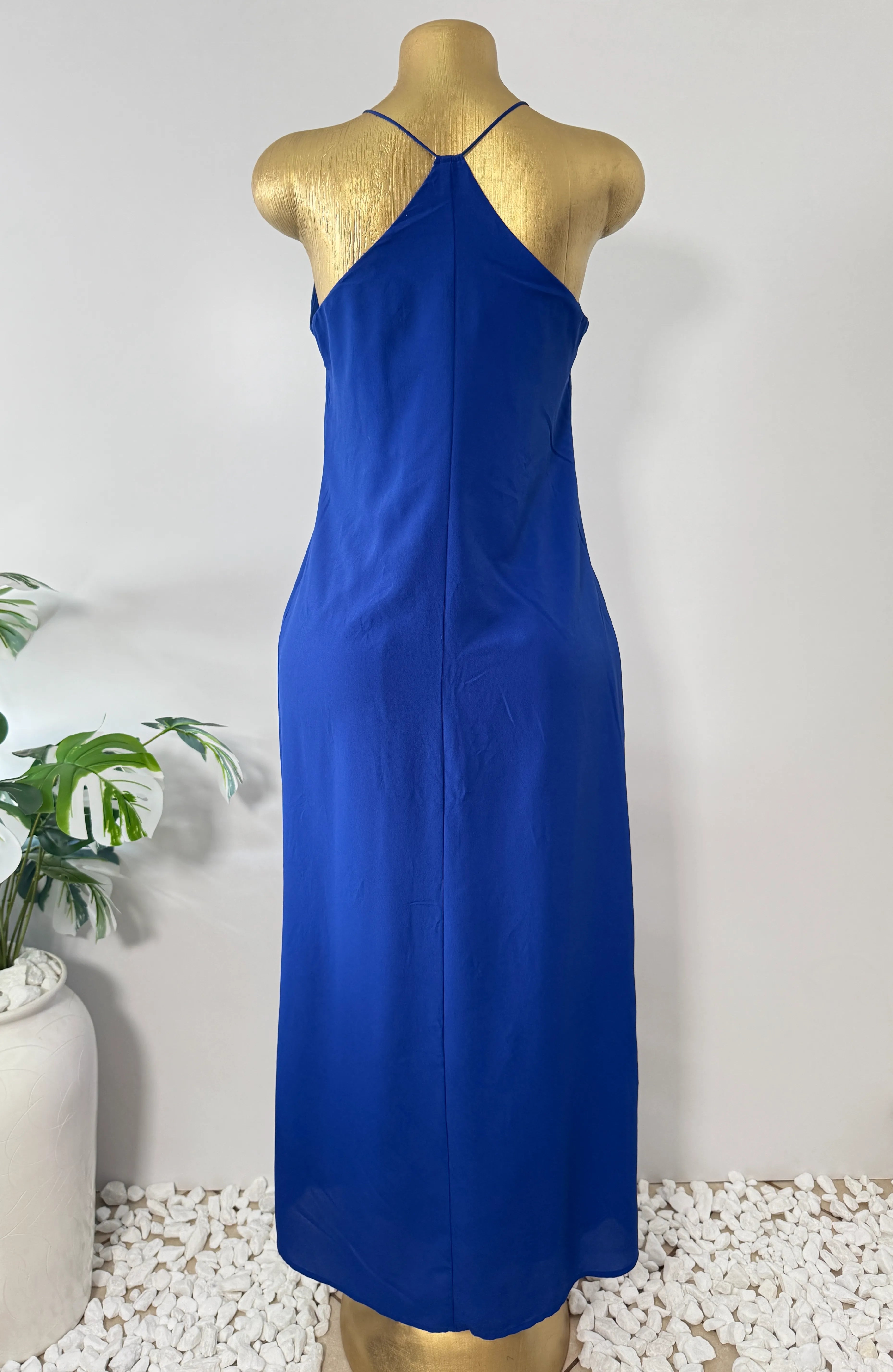 Old Navy Royal Blue Slip Maxi Dress