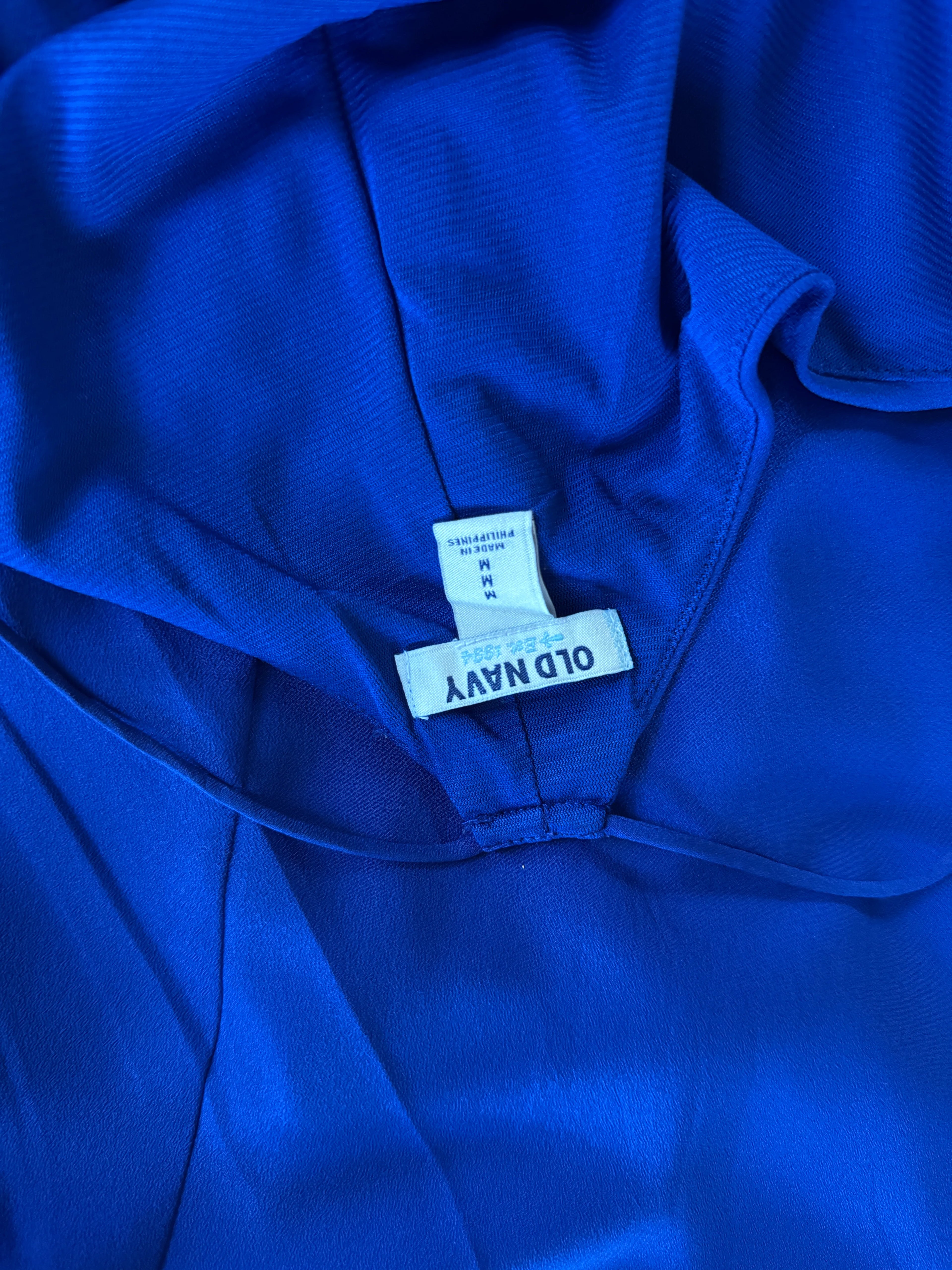 Old Navy Royal Blue Slip Maxi Dress