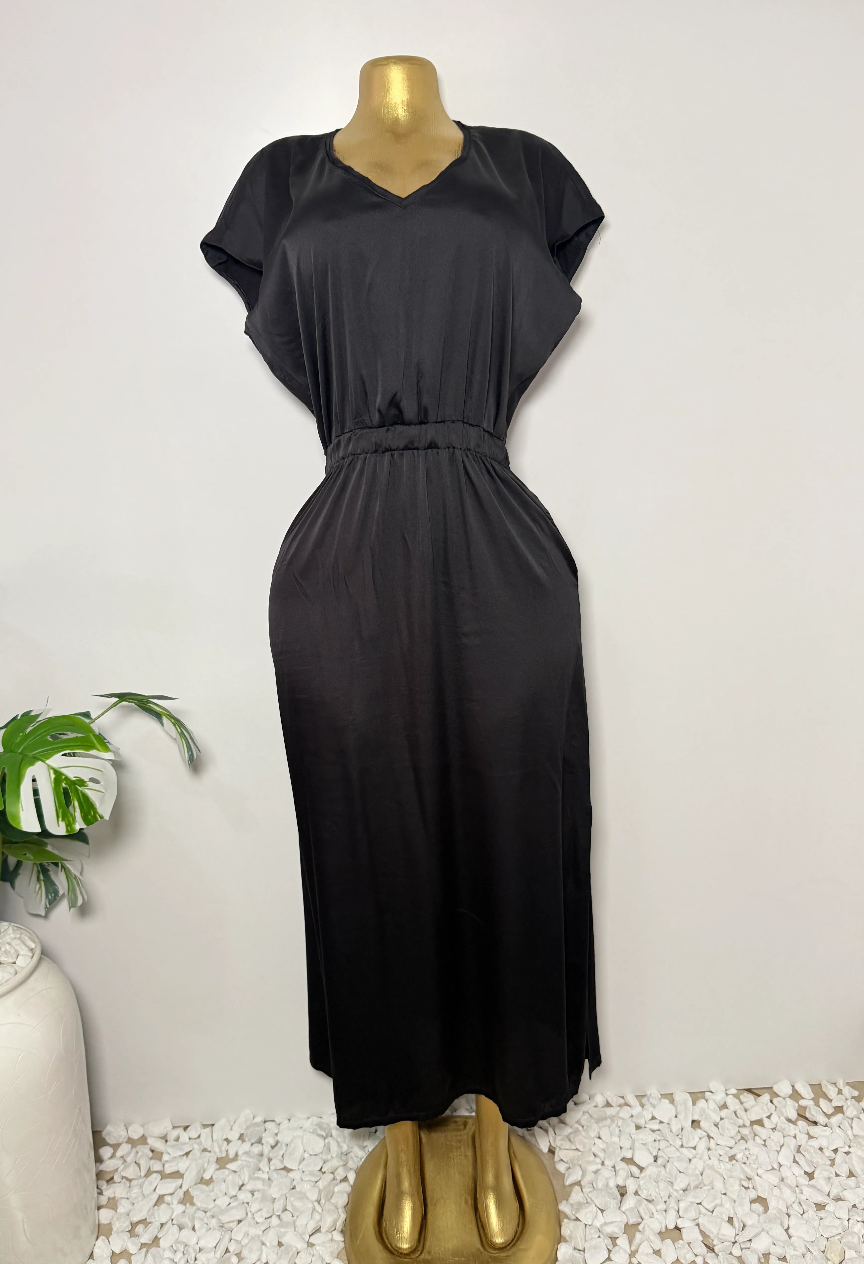 White House Black Market V-Neck Dolman Sleeve Dress