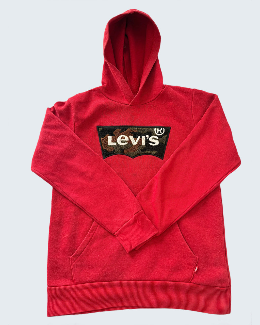 Levi's Red Camo Batwing Logo Hoodie