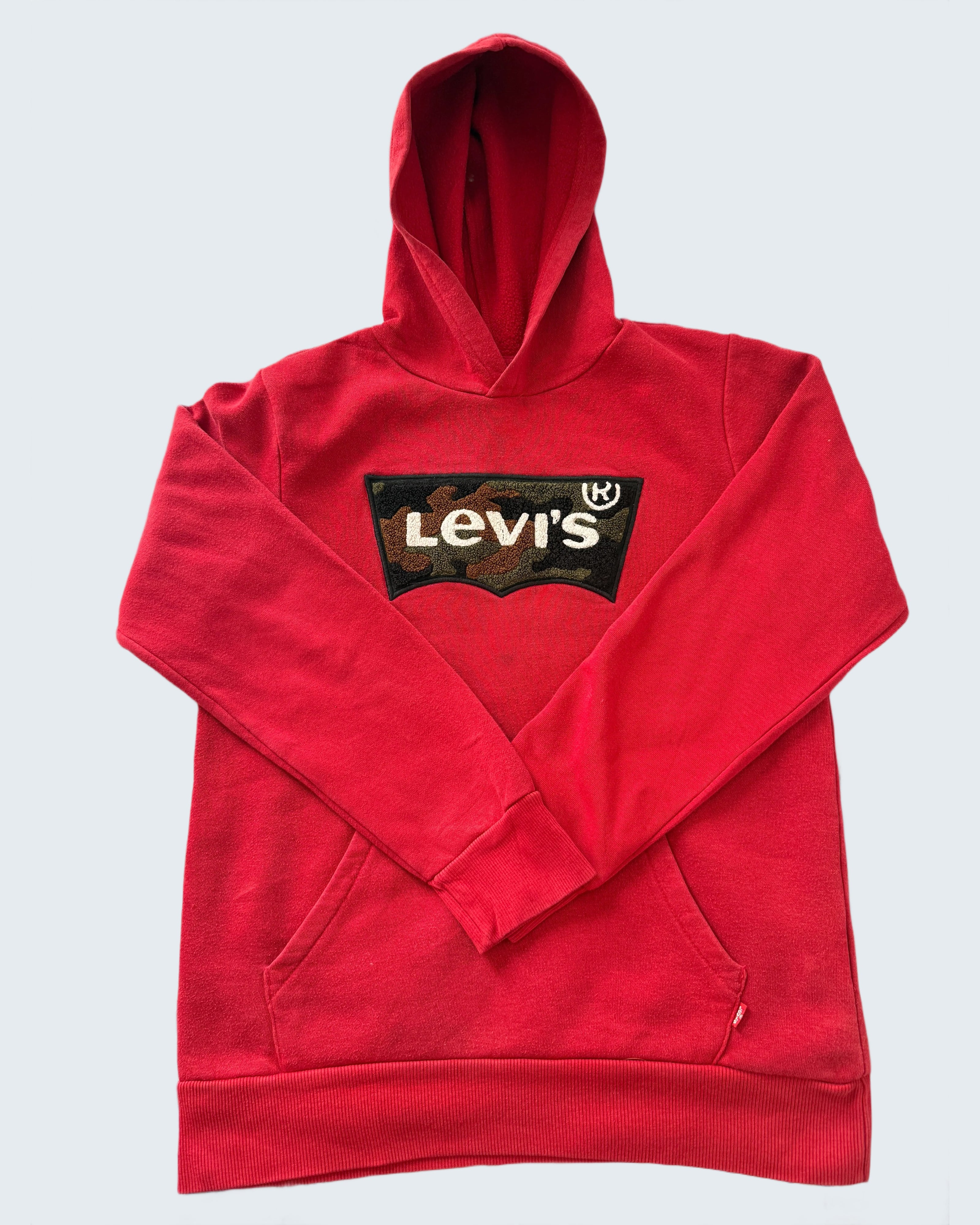 Levi's Red Camo Batwing Logo Hoodie