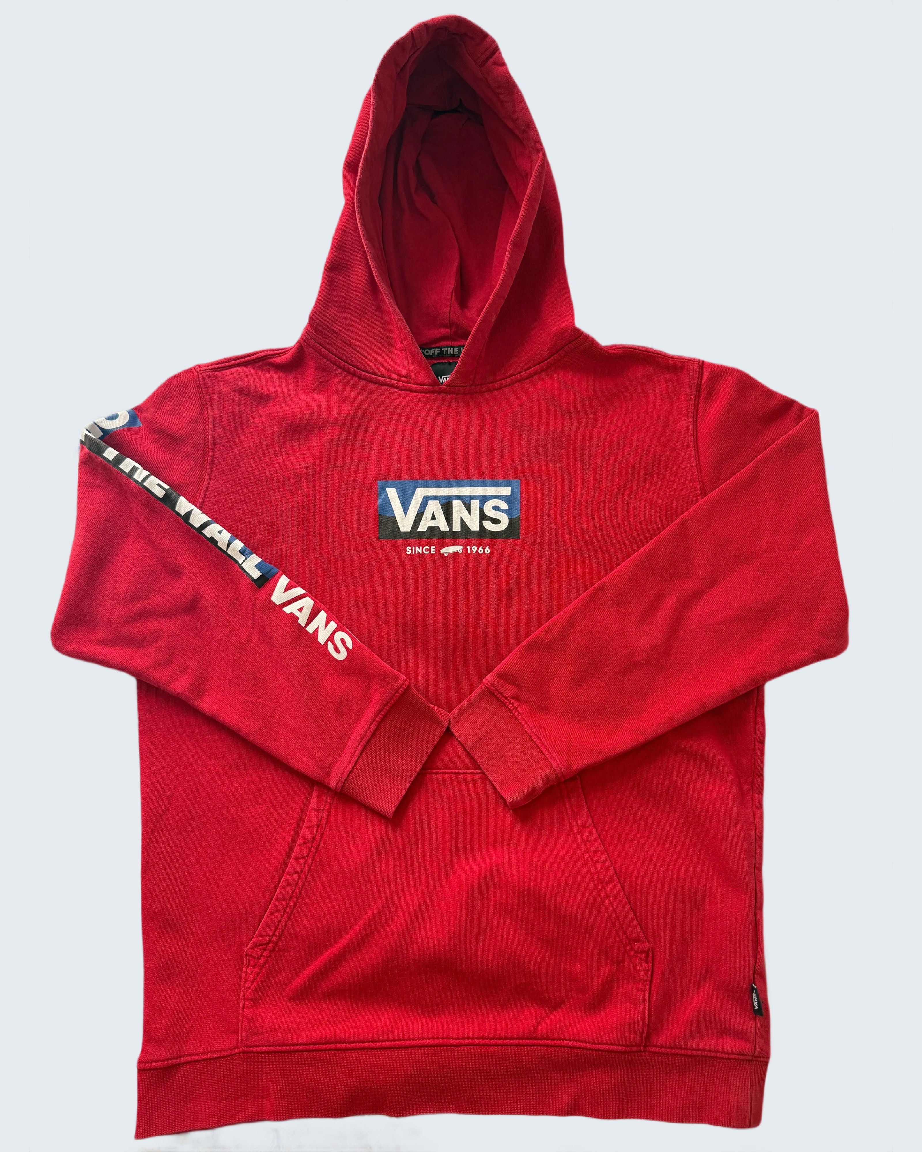 Vans "Off The Wall" Since 1966 Red Logo Hoodie