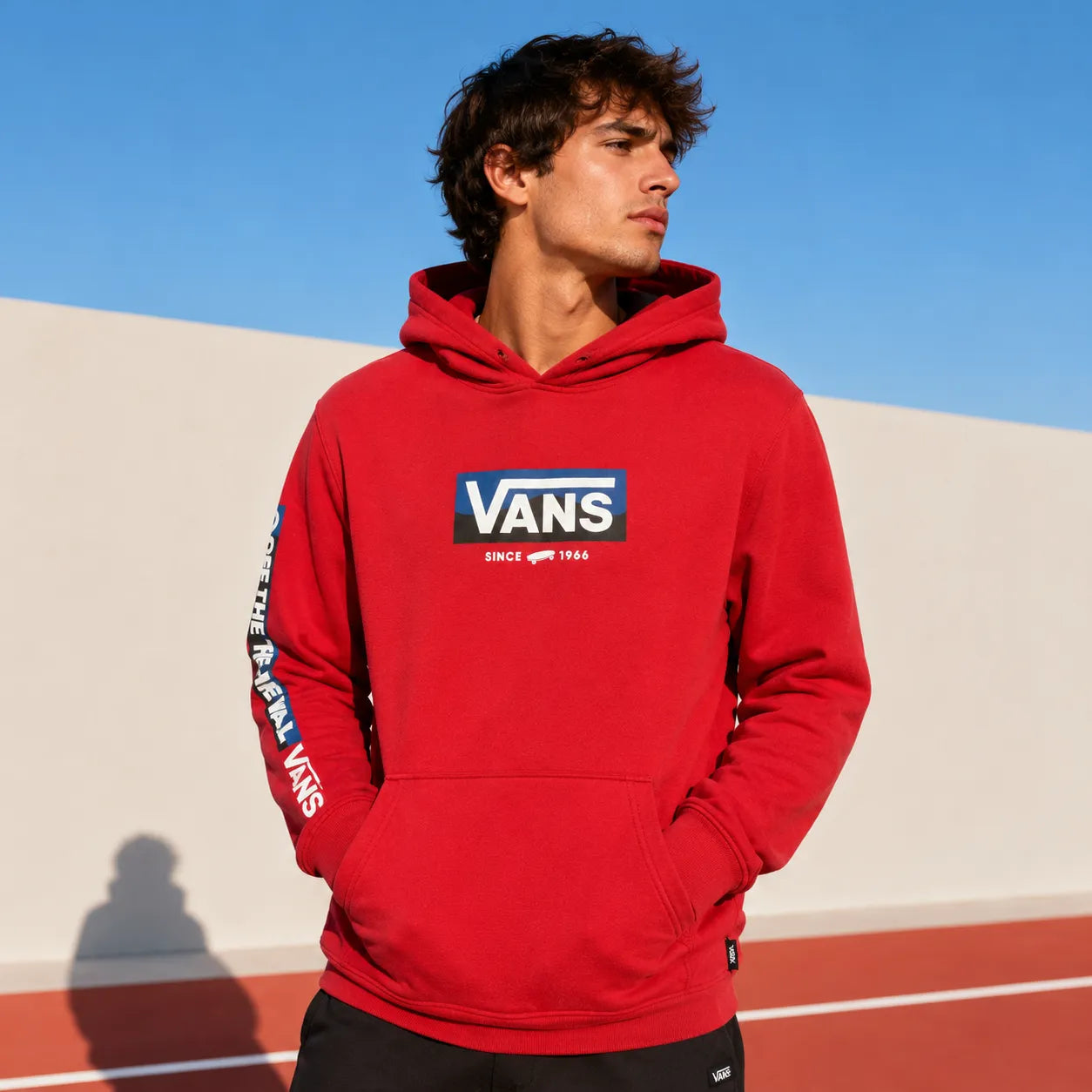 Vans "Off The Wall" Since 1966 Red Logo Hoodie