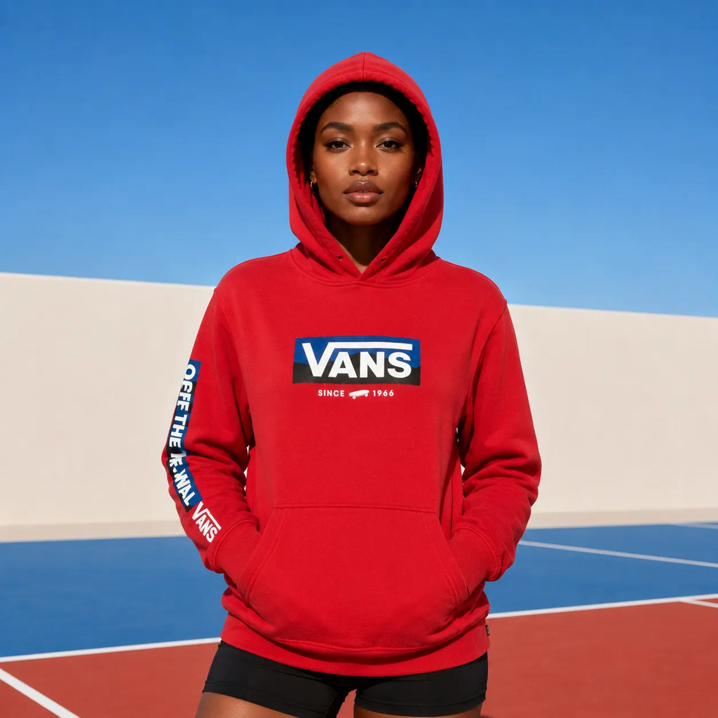 Vans "Off The Wall" Since 1966 Red Logo Hoodie