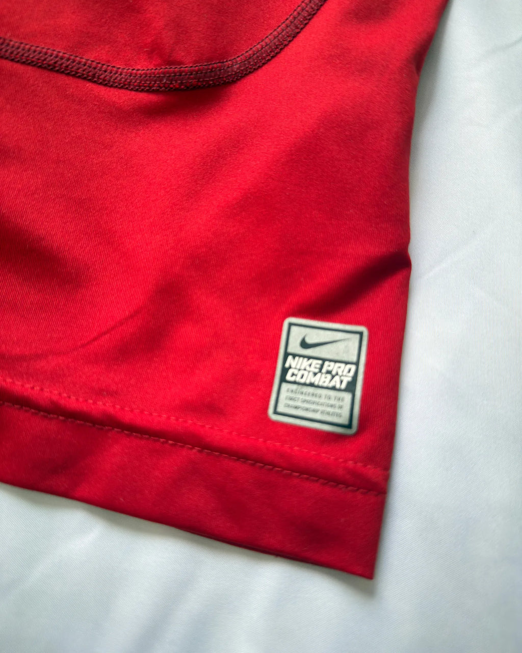 Nike Pro Kids Combat Dri-FIT Red Training Top