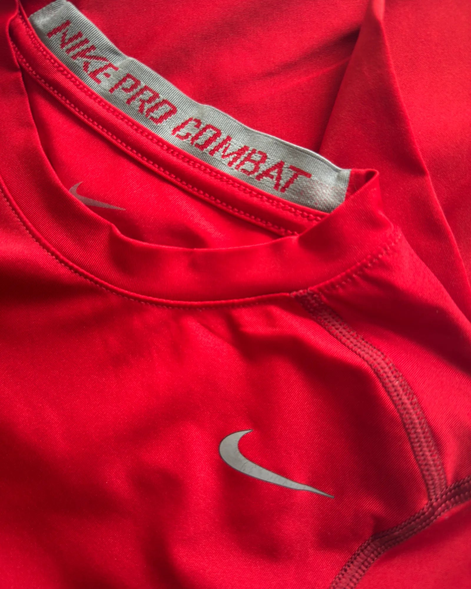 Nike Pro Kids Combat Dri-FIT Red Training Top