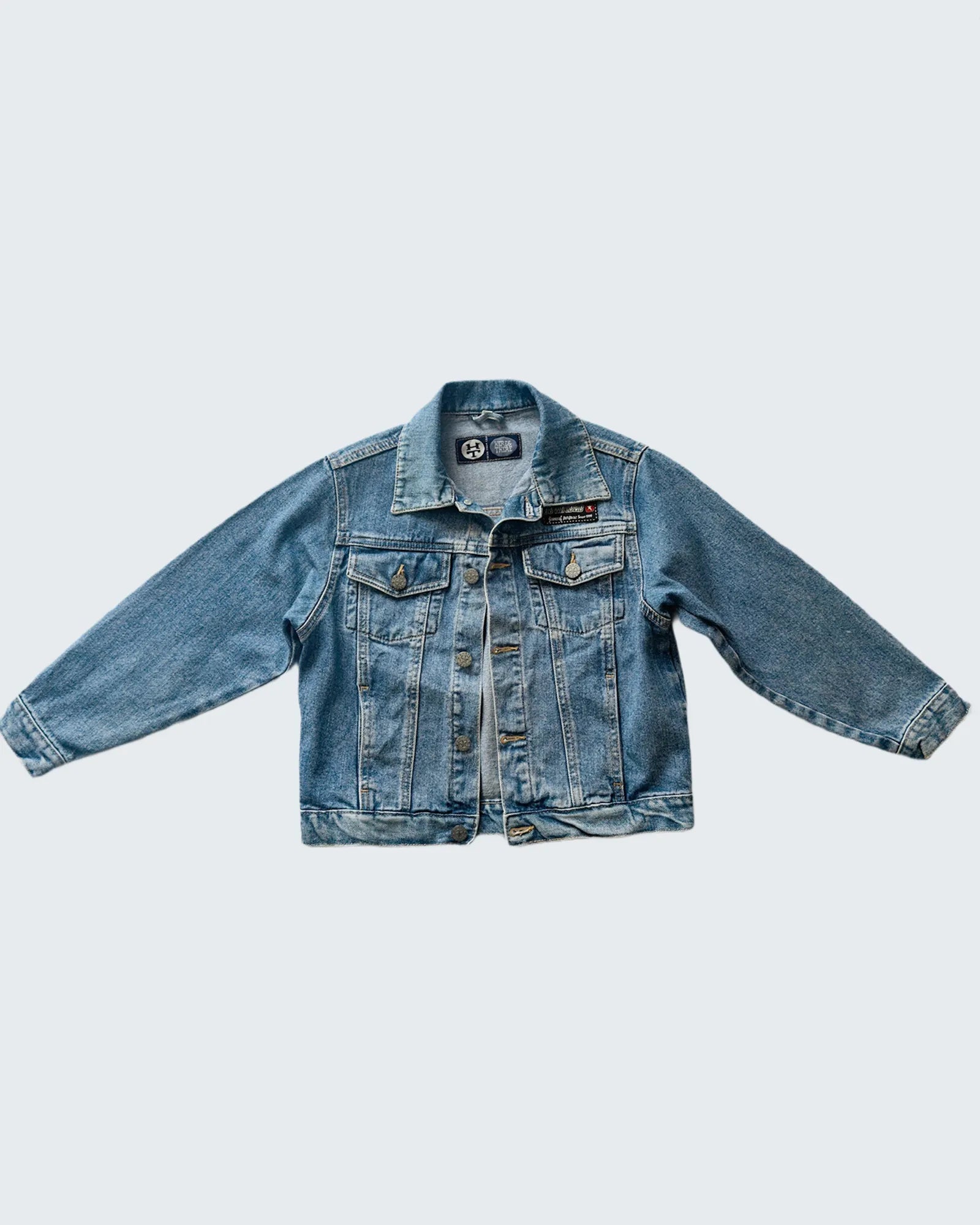 Kids Classic Mid Wash Denim Trucker Jacket