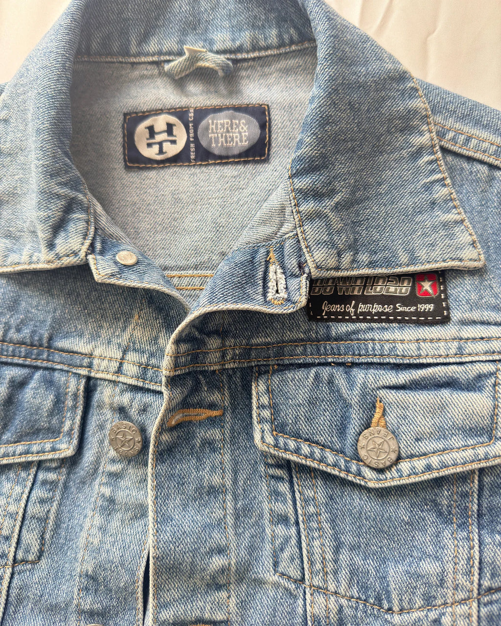 Kids Classic Mid Wash Denim Trucker Jacket