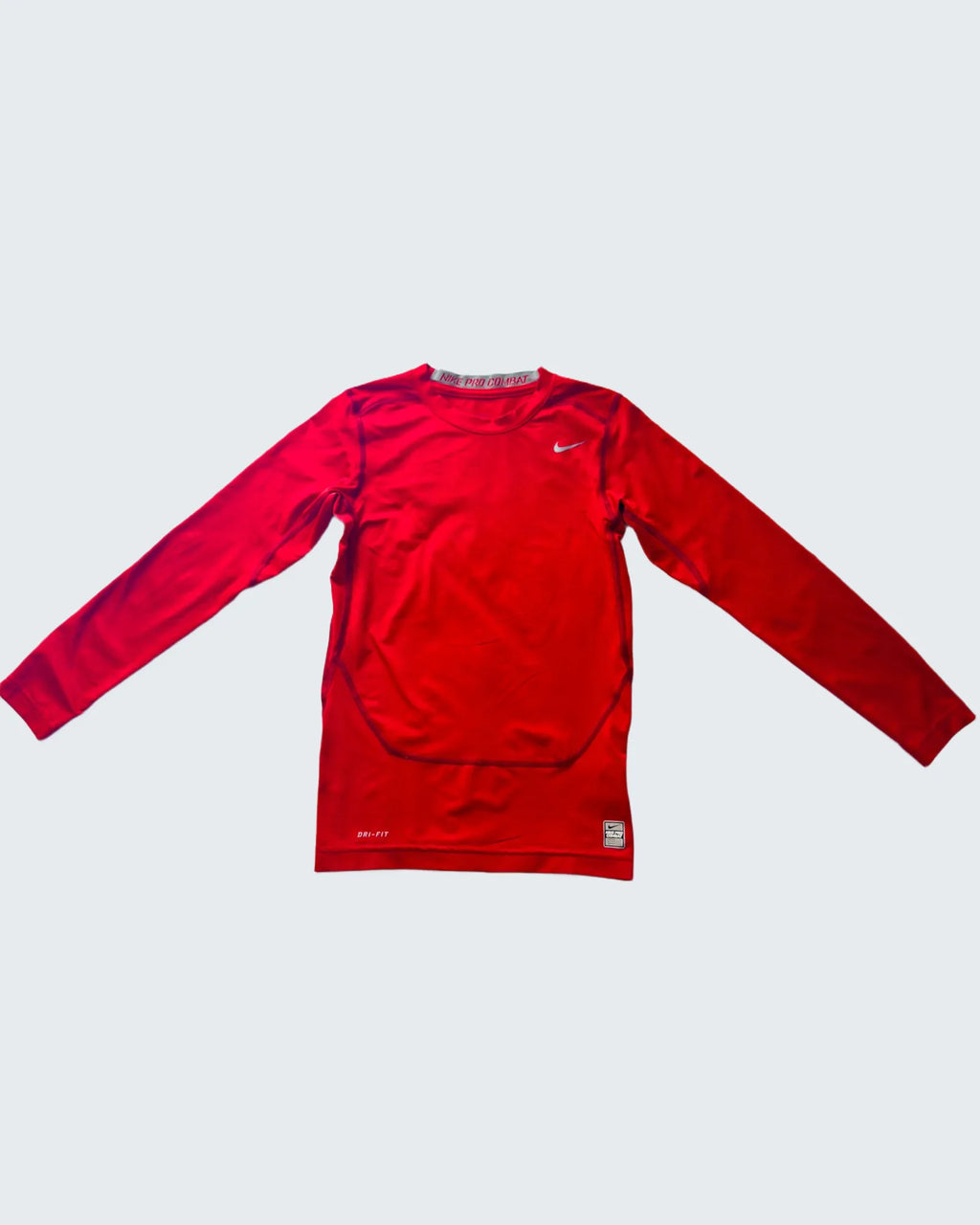 Nike Pro Kids Combat Dri-FIT Red Training Top